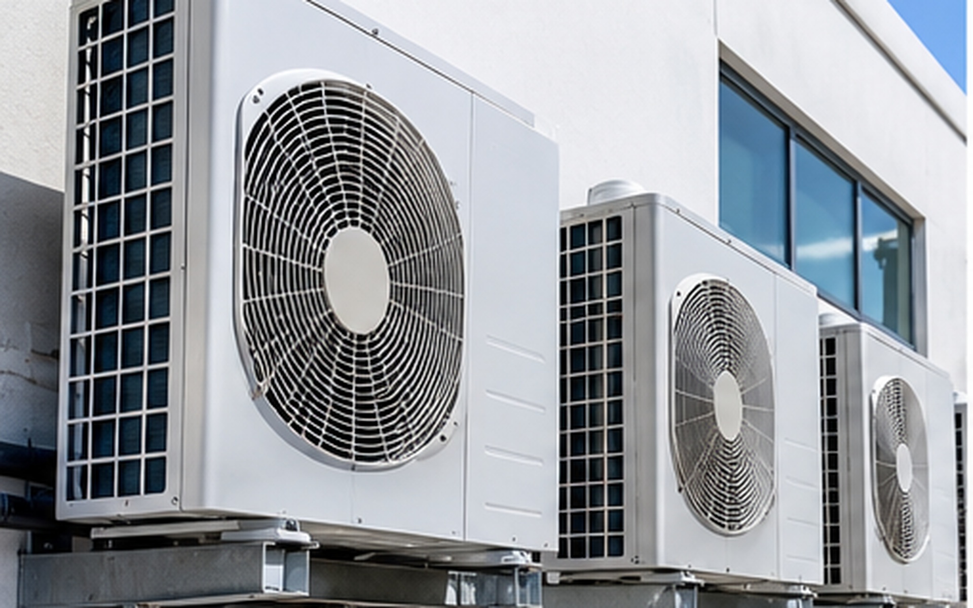 Commercial HVAC condenser units